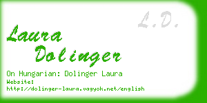 laura dolinger business card